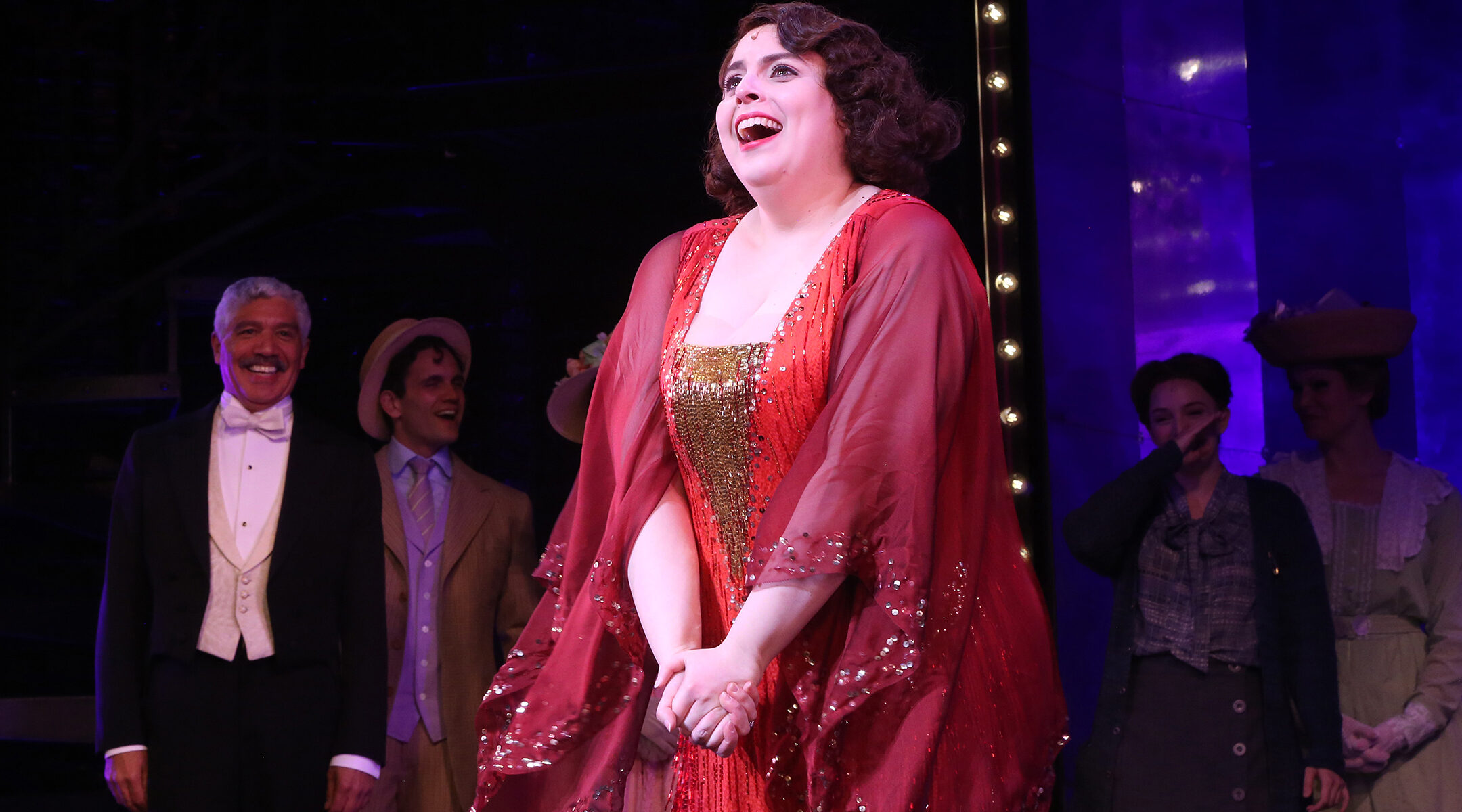 Beanie Feldstein as "Fanny Brice."