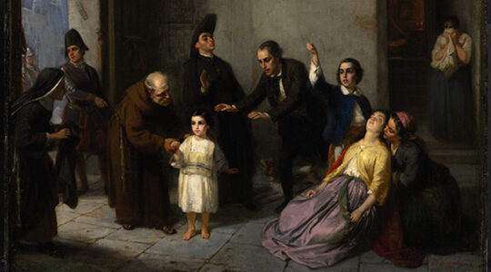 A painting of a Catholic family