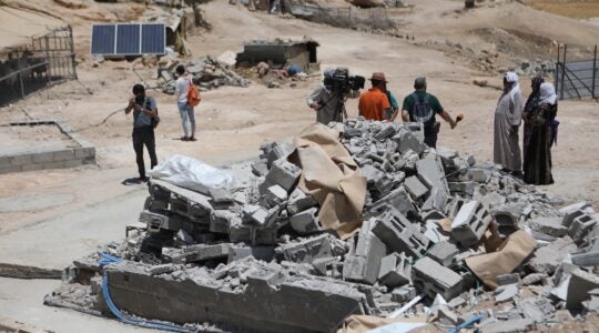 A demolished home