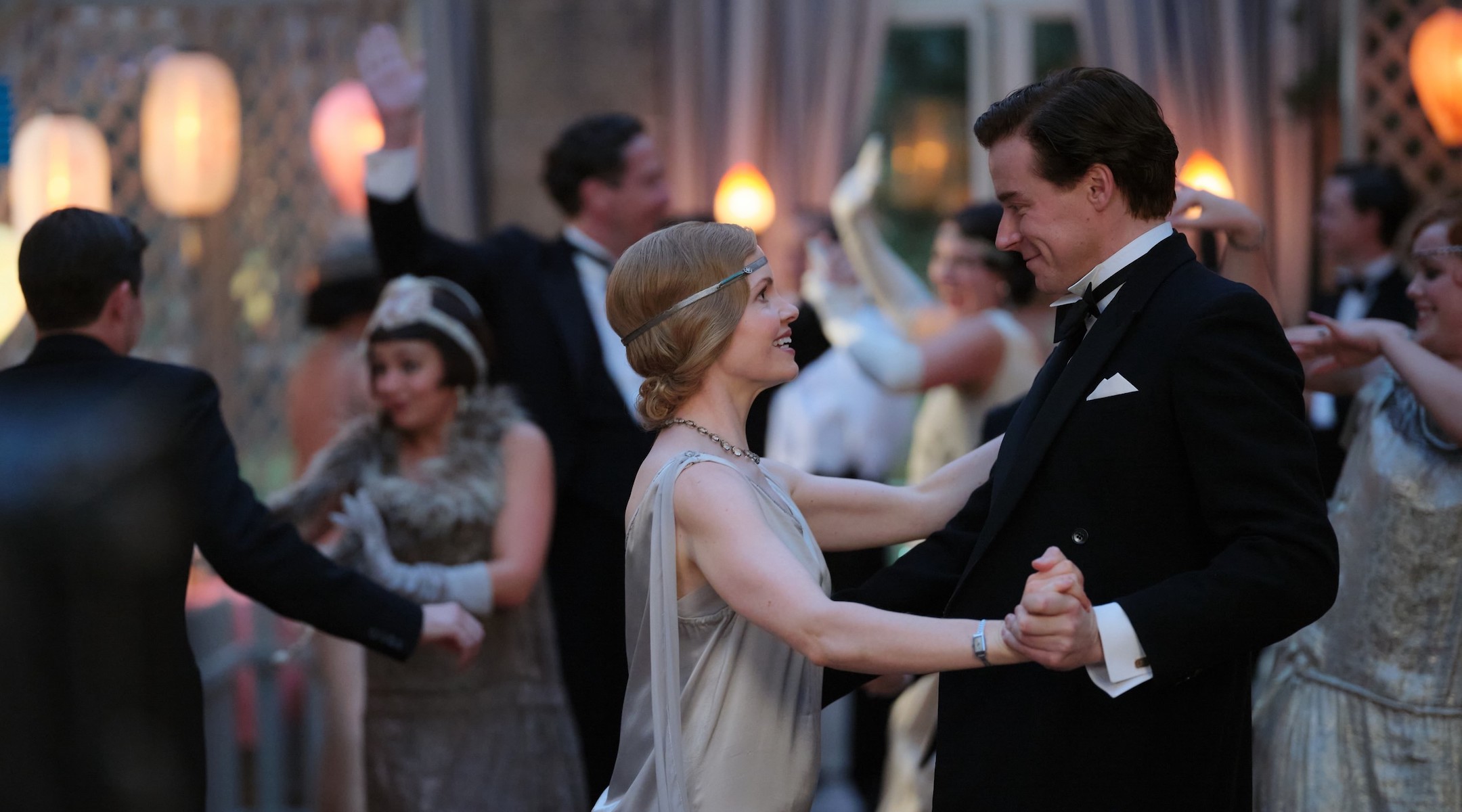 A couple dancing in the 1920s