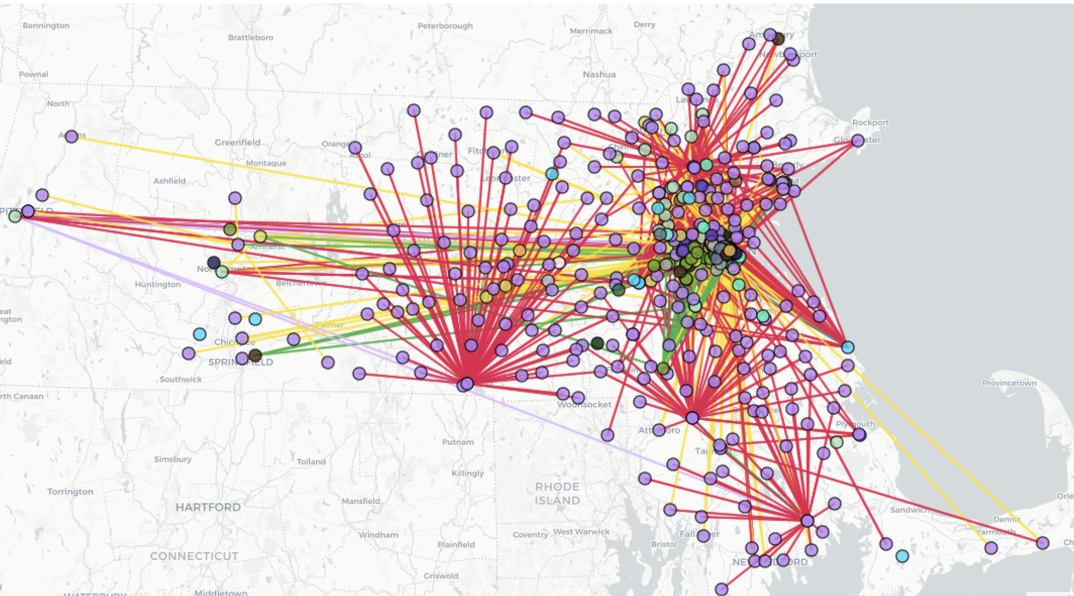 A map of purported connections between Jewish groups.