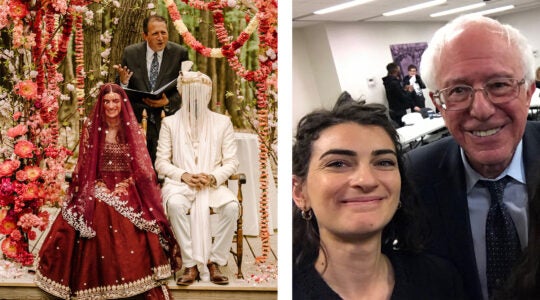 Emily Mayer getting married and with Bernie Sanders
