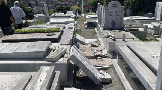 Turkish cemetery.