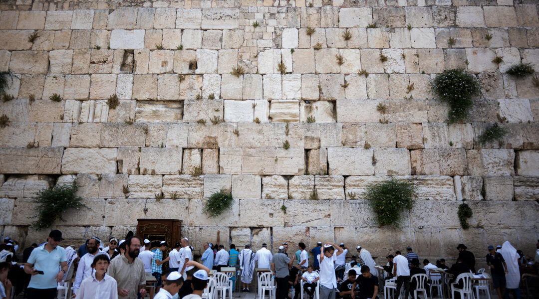 Jewish worshipers.