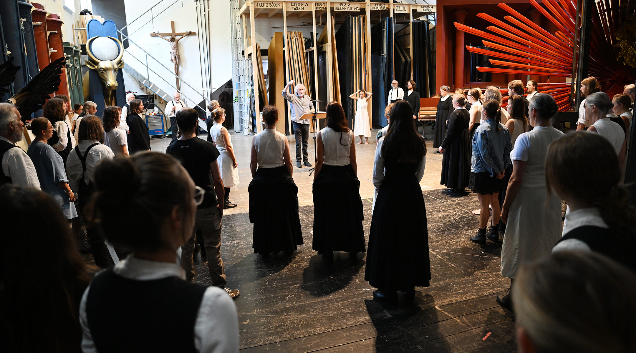 Members of the Oberammergau Passion Play.