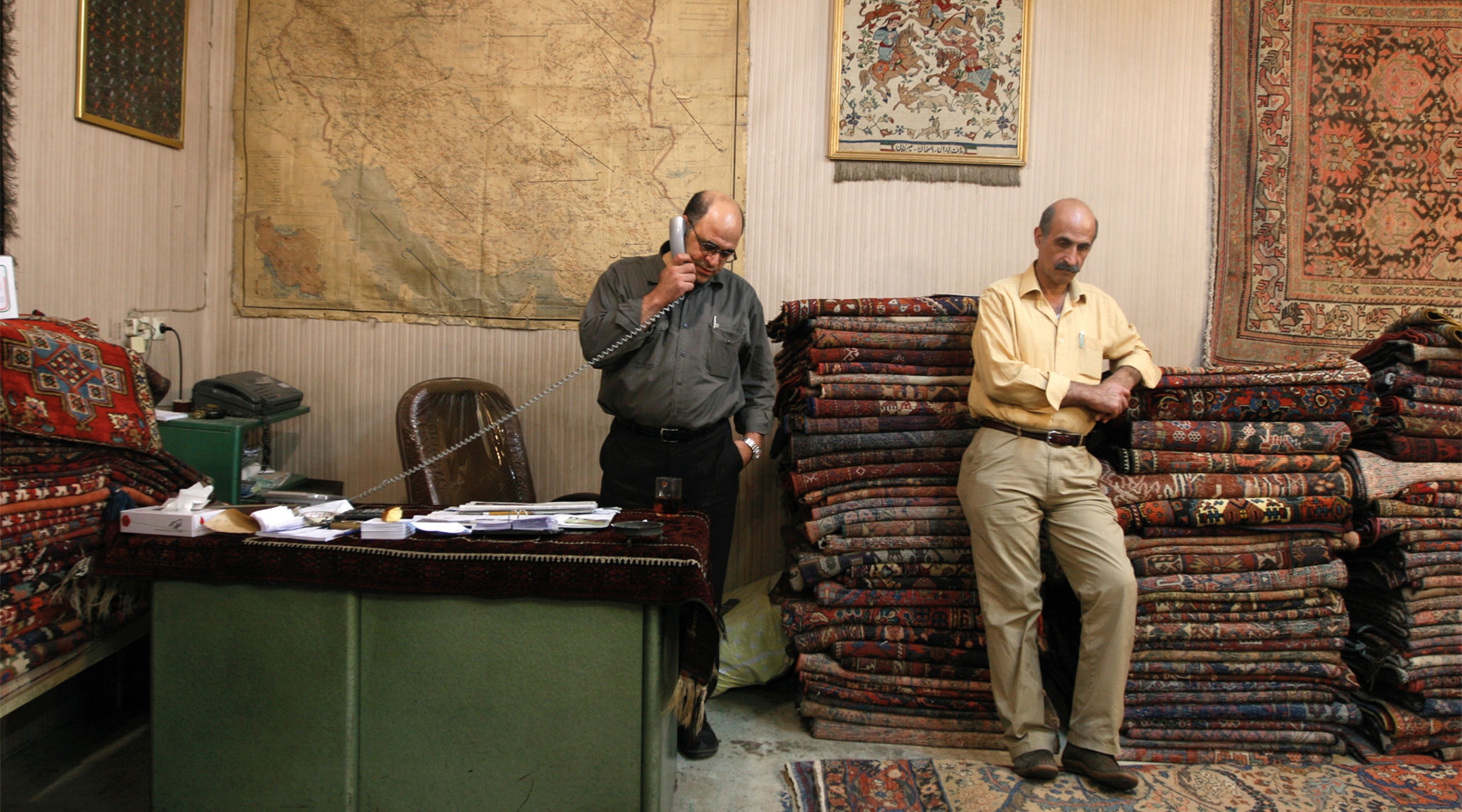 A Jewish carpet shop.