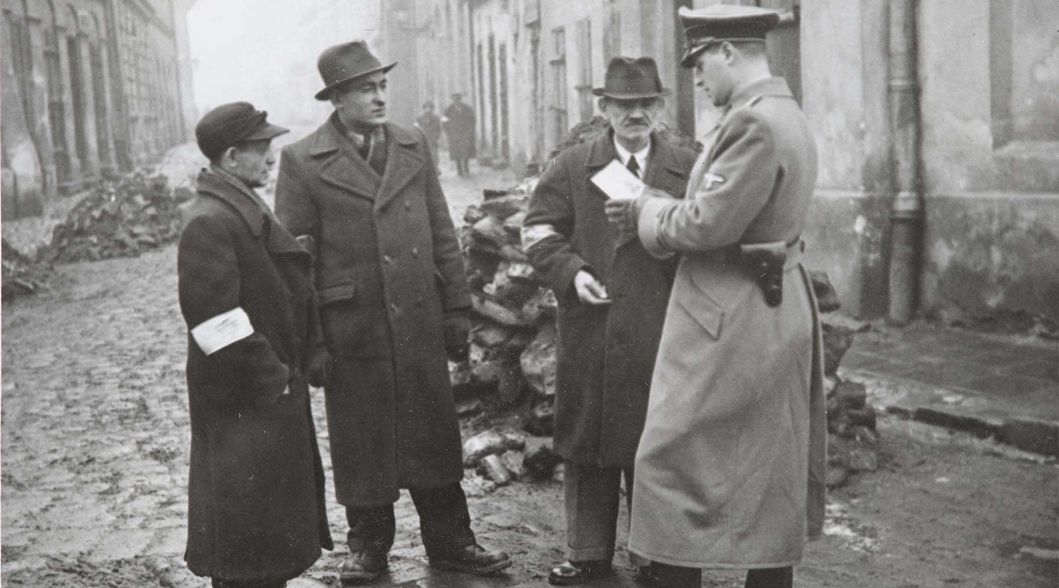 A German policeman.