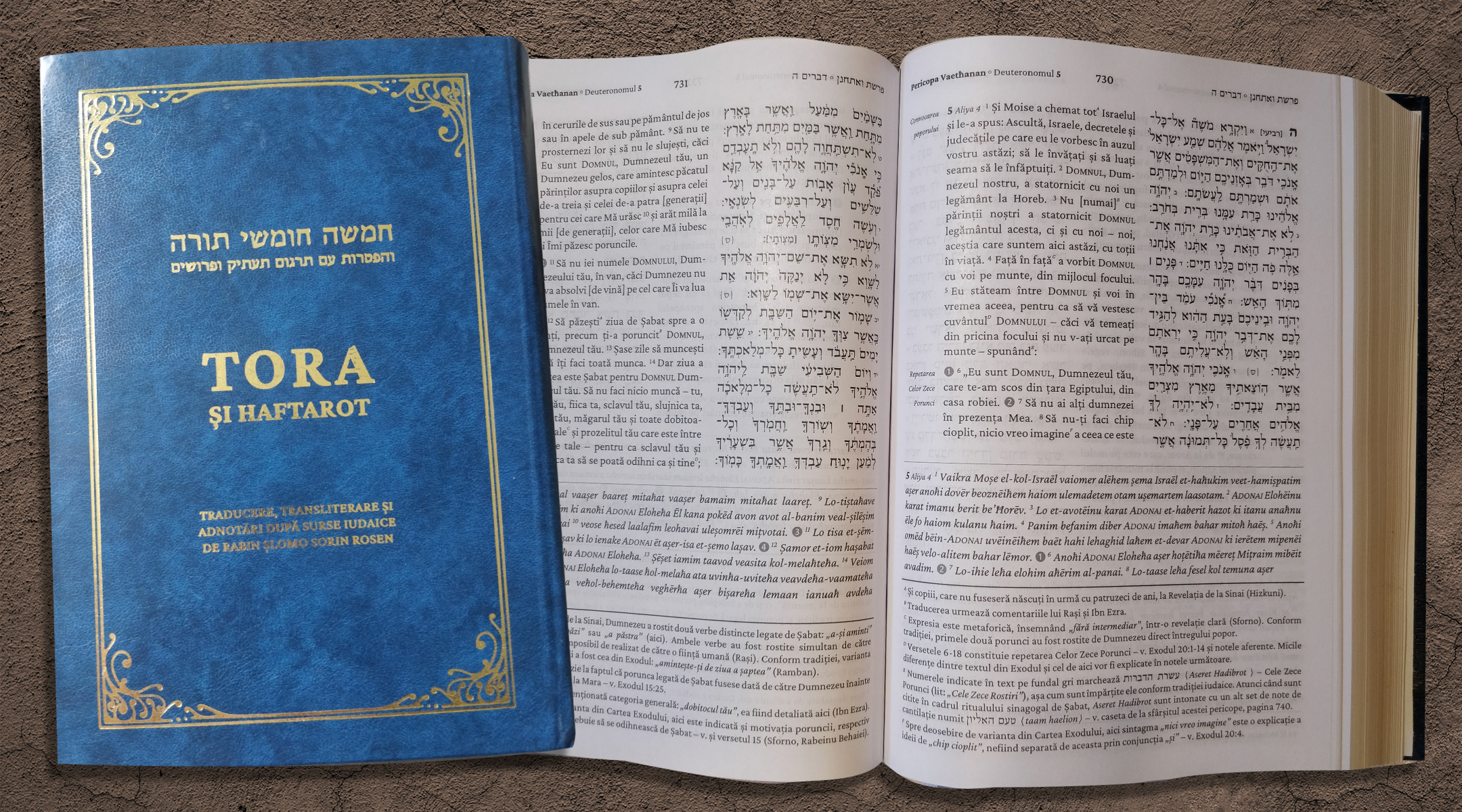 The Torah in Romanian.