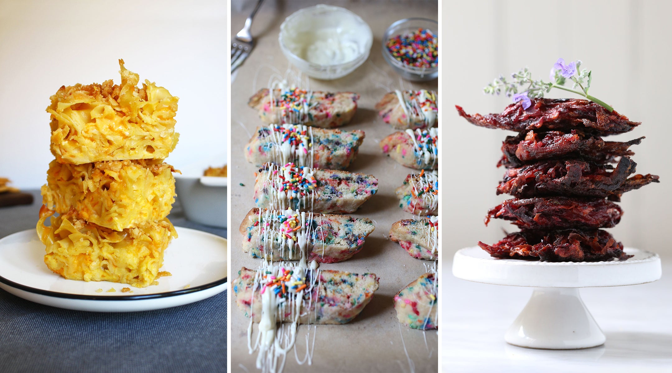 mac-and-cheese-kugel-funfetti-mandel-bread-vegan-shakshuka-modern-jewish-comfort-food-gives