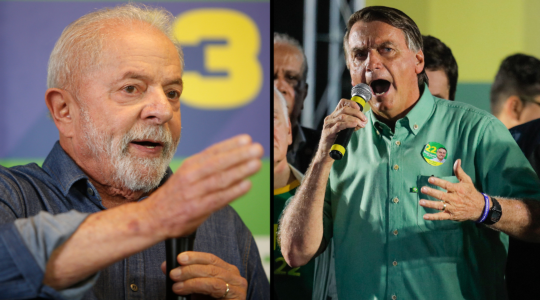 Jair Bolsonaro and Lula.