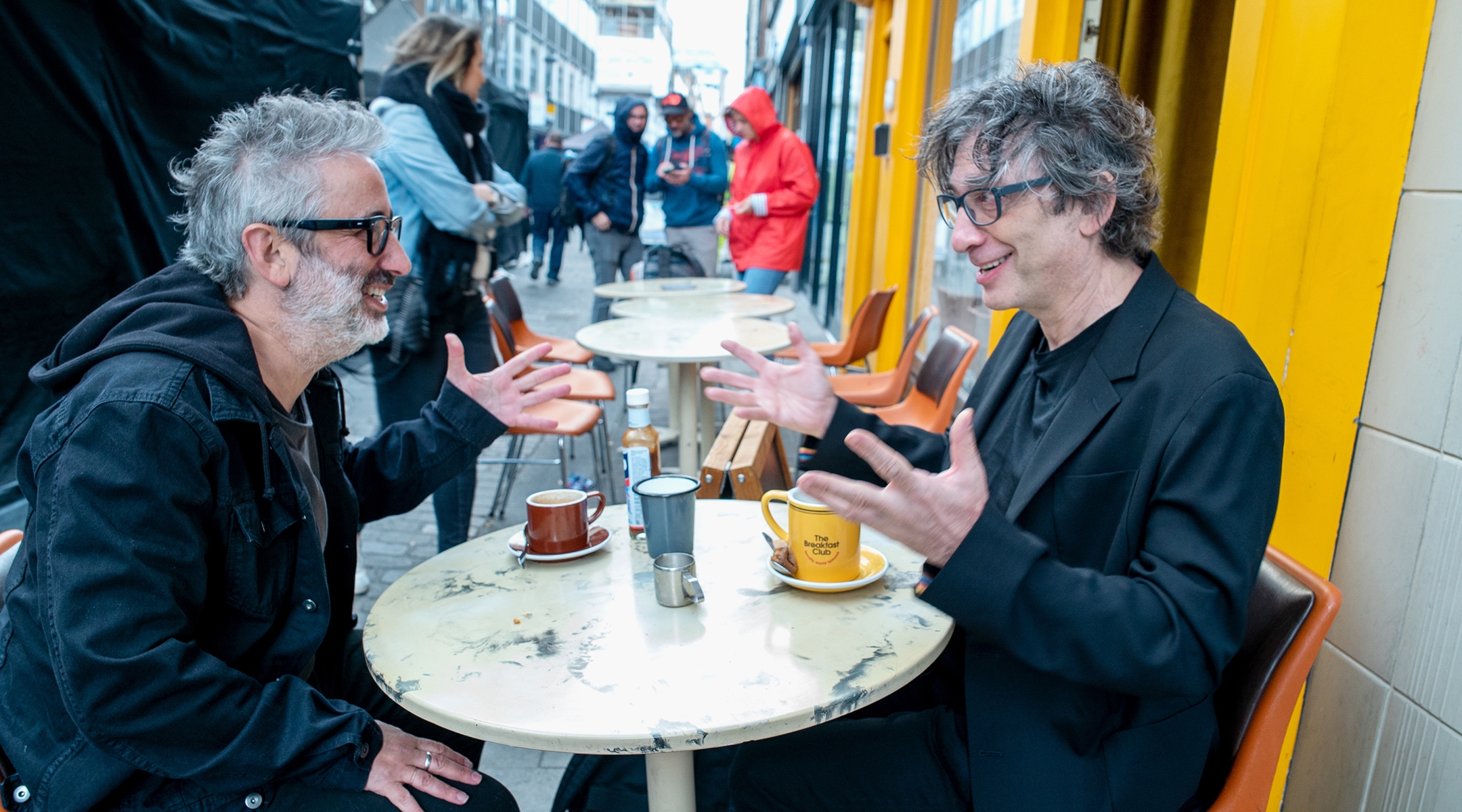 David Baddiel and Neil Gaiman.