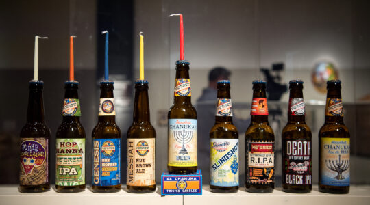 Beer bottles from Shmaltz Brewing