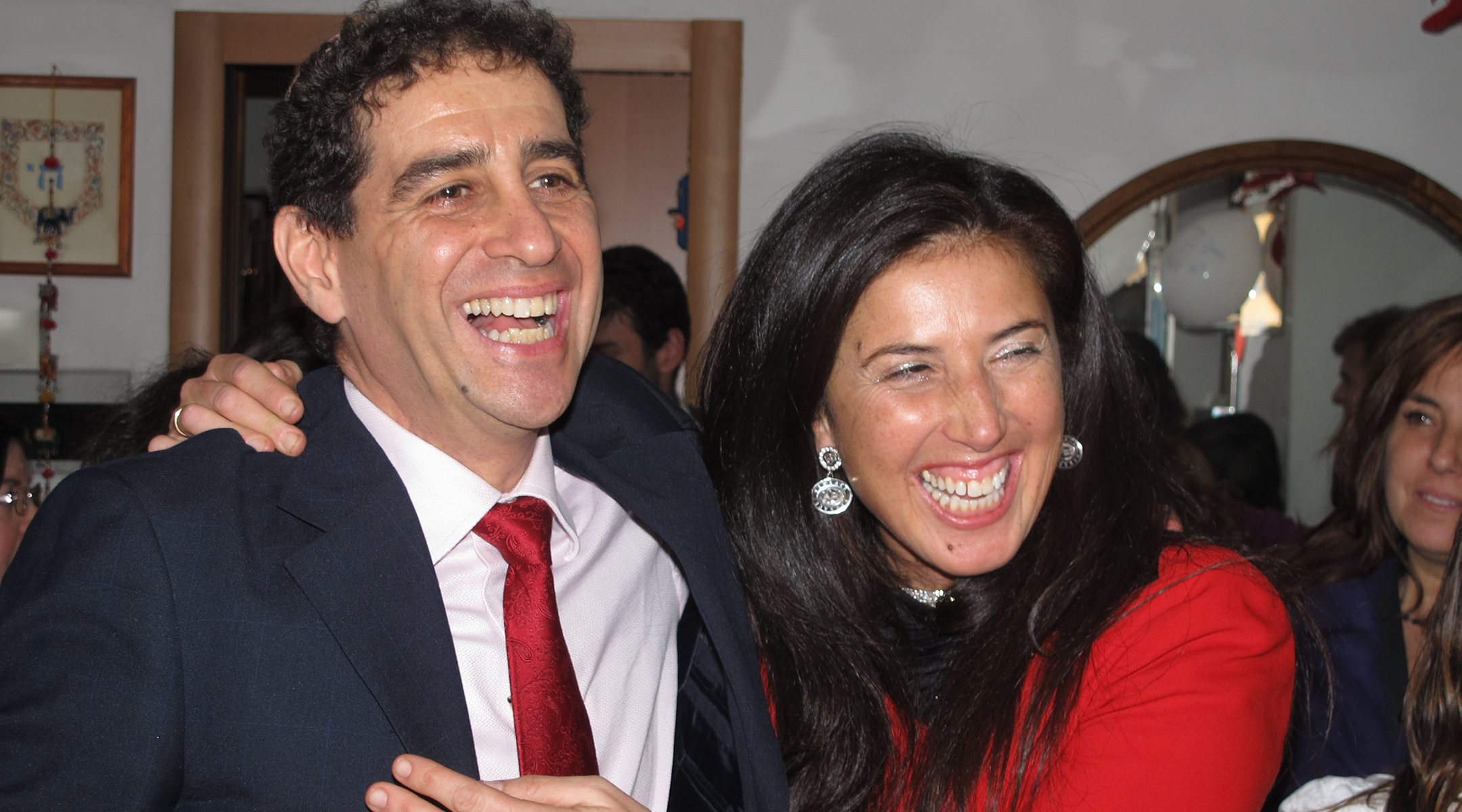 Rabbi Ariel Finzi and his wife Tiziana.