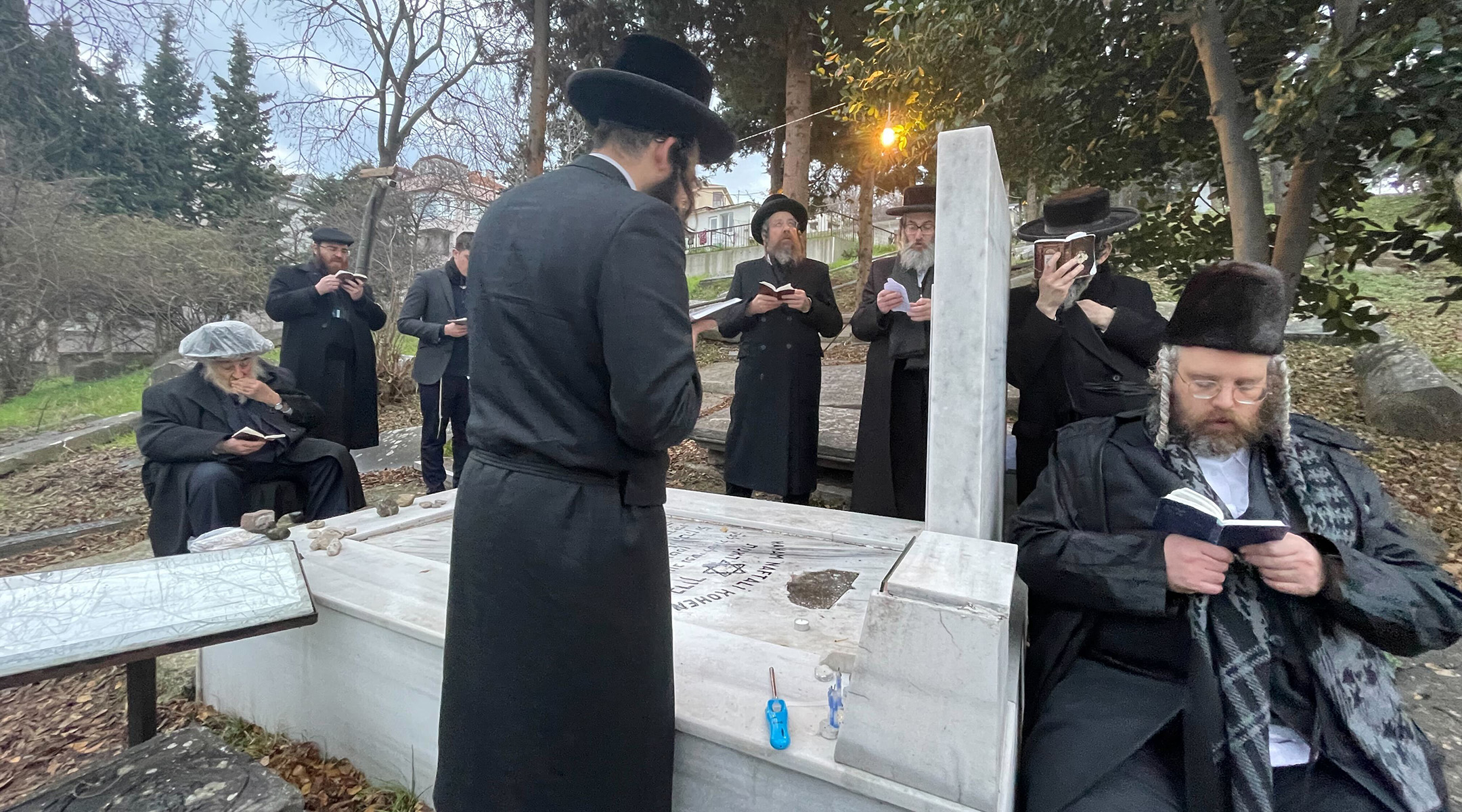 In past years, as many as 300 people at a time have visited the Istanbul cemetery. (David I. Klein)