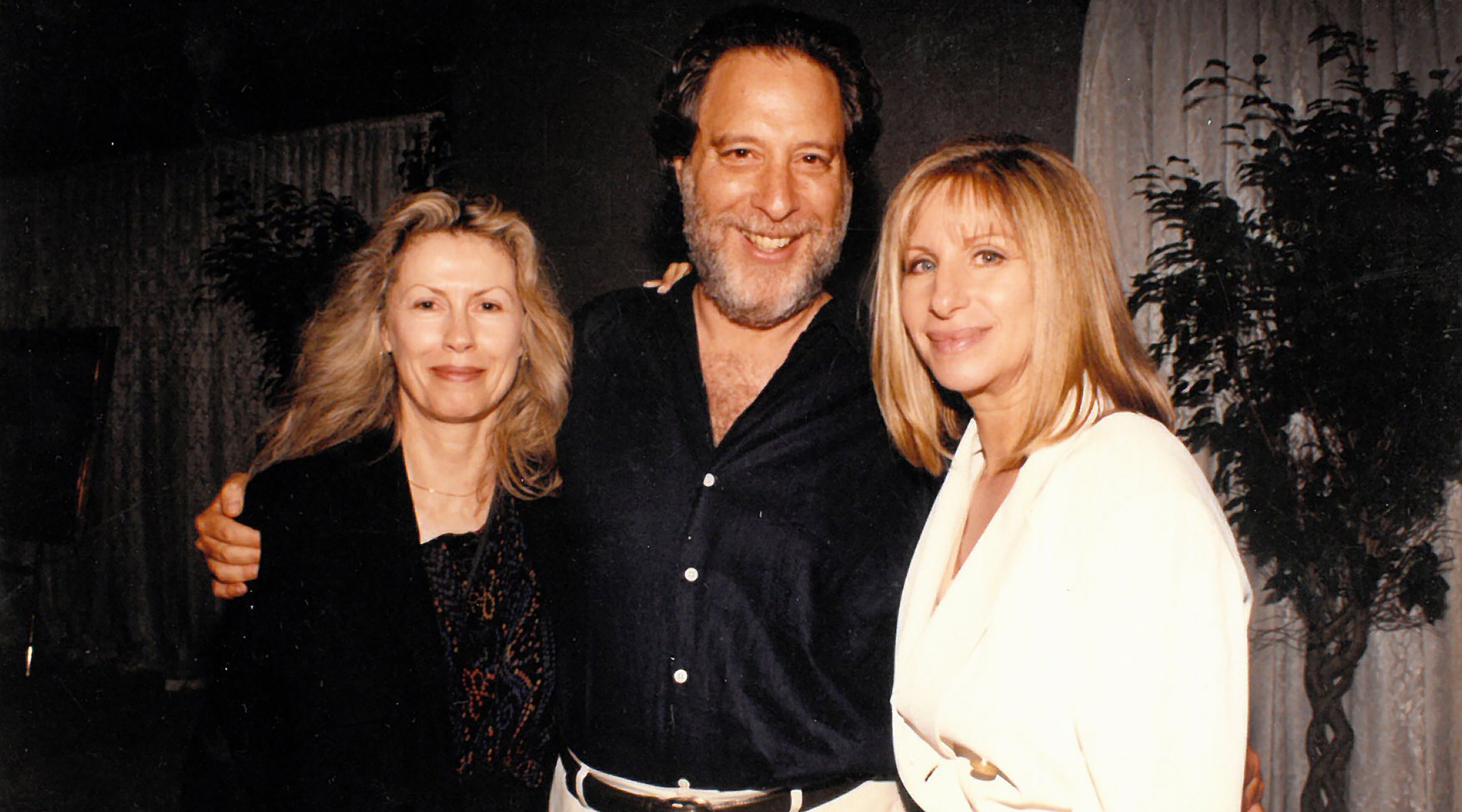 Schlossberg with Barbra Streisand, right, and Merryn Jose. (Courtesy of Julian Schlossberg)