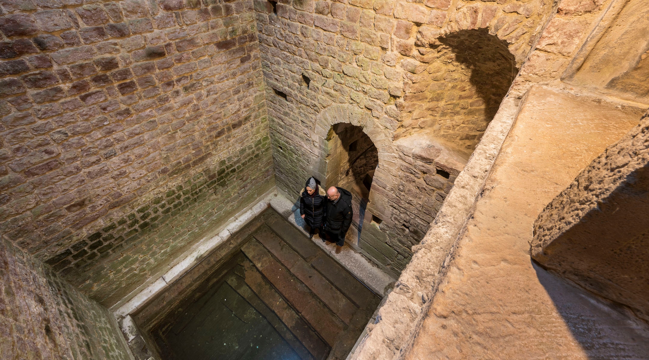 The mikvah, or ritual bath, in Speyer, Germany, seen Jan. 24, 2023, dates back to the 12th century. It’s known as the oldest remaining intact mikvah in Europe. (Thomas Lohnes/Getty Images)