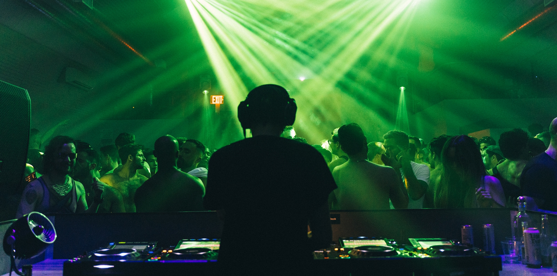 A DJ performs at the opening weekend of Silo, a new Jewish-owned club in Williamsburg, Brooklyn. (Courtesy/Annie Forrest)