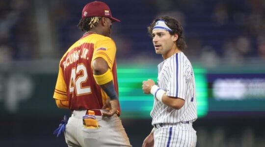 Noah Mendlinger and Ronald Acuna Jr.