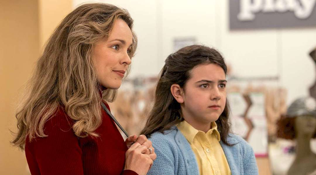 Rachel McAdams and Abby Ryder Fortson in the forthcoming film adaptation of “Are You There God? It’s Me, Margaret.” (Dana Hawley/Lionsgate)