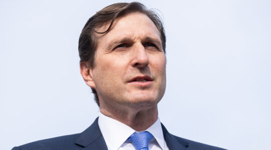 Rep. Dan Goldman, D-N.Y., speaks during the news conference outside the U.S. Capitol calling on Speaker McCarthy to expel Rep. George Santos, R-N.Y., from Congress on Tuesday, February 7, 2023. (Photo credit: Bill Clark/Getty Images)