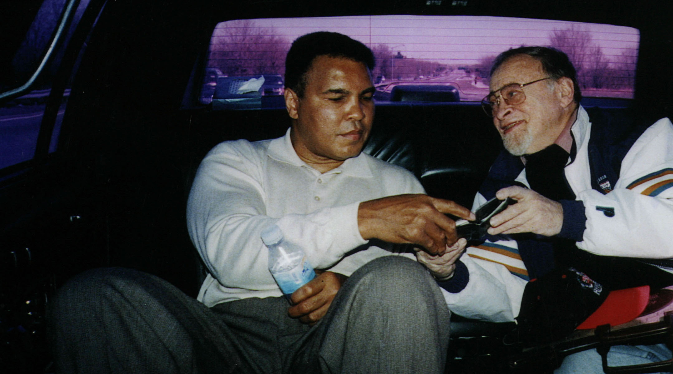 Jerry Izenberg and Muhammad Ali
