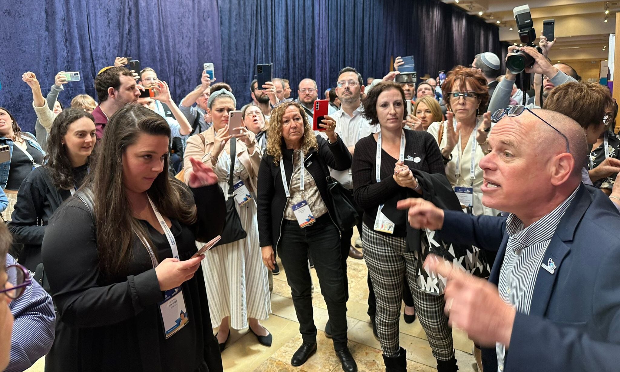 World Zionist Congress roiled by left and rightwing protests, in sign