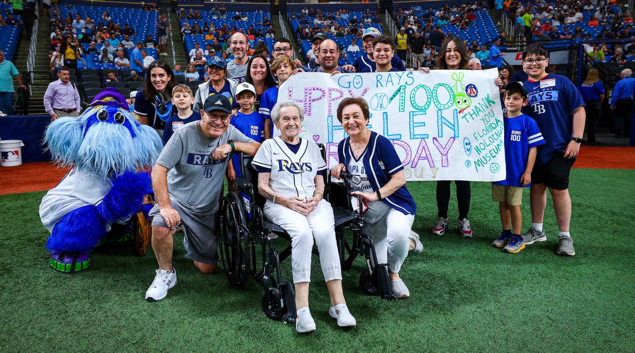 The Jewish Sport Report: This Holocaust survivor threw out the first pitch on her 100th birthday
