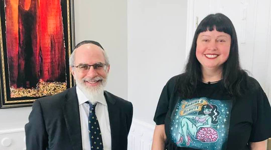 Schoultz completed an Orthodox conversion to Judaism in 2020. (Courtesy of Schoultz)