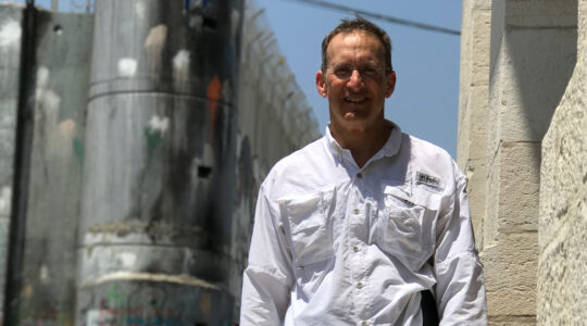 A man posing in the West Bank