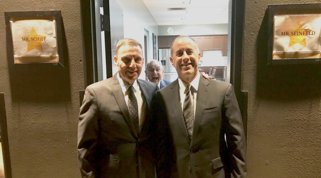 Mark Schiff, Jerry Seinfeld’s longtime opening act, brings tefillin on