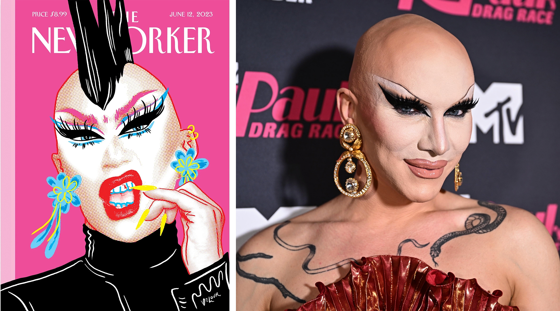 Jewish drag queen Sasha Velour is on the cover of The New Yorker this week  - New York Jewish Week