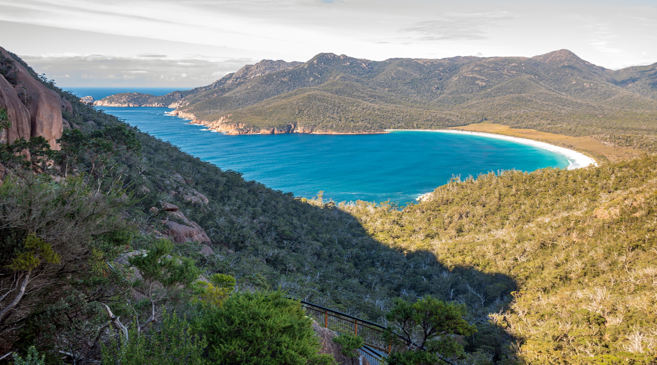 Wineglass Bay is one of Tasmania’s biggest tourist attractions. (Leisa Tyler/LightRocket via Getty Images)