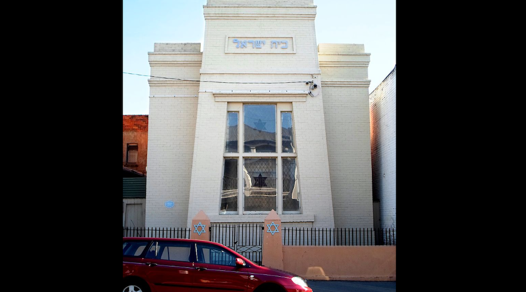 A view of the Launceston Synagogue. (Wriekhathaar/Wikimedia Commons)