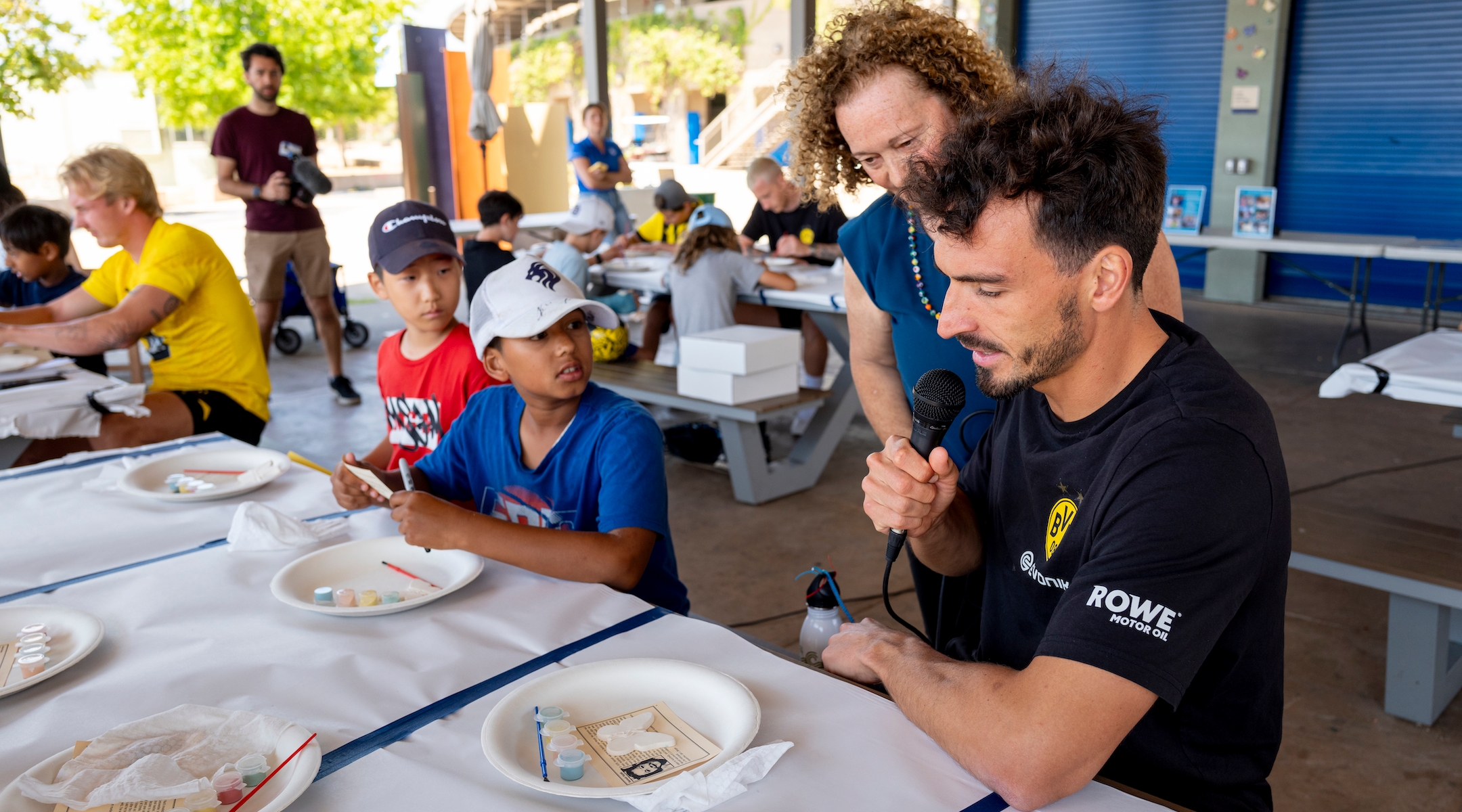 Mats Hummel at the San Diego Jewish Academy