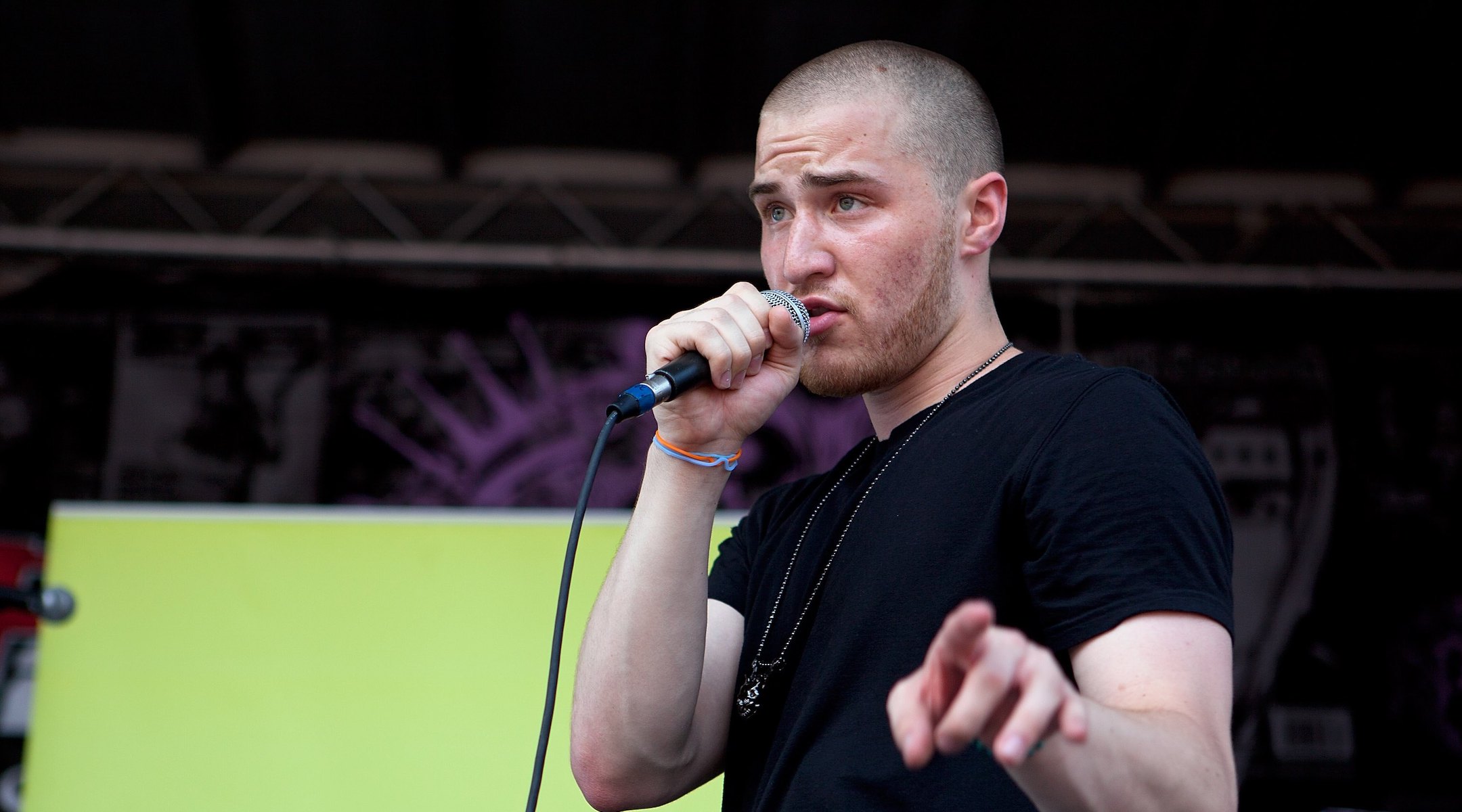 Mike Posner performs