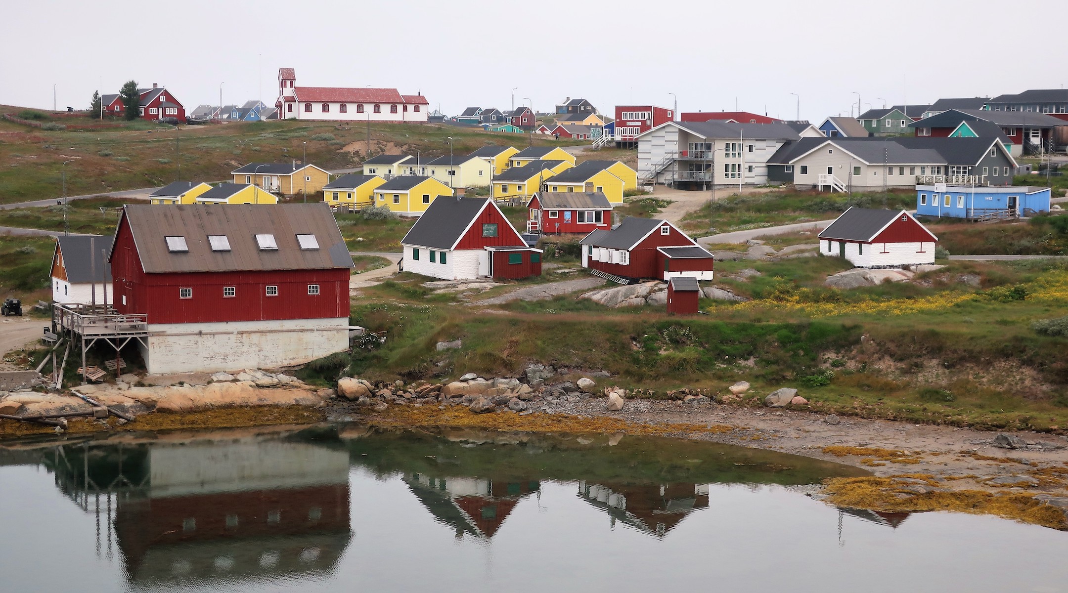 The town of Narsaq, located on the southwestern coast of Greenland, is home to about 1,300 people. (Dan Fellner)