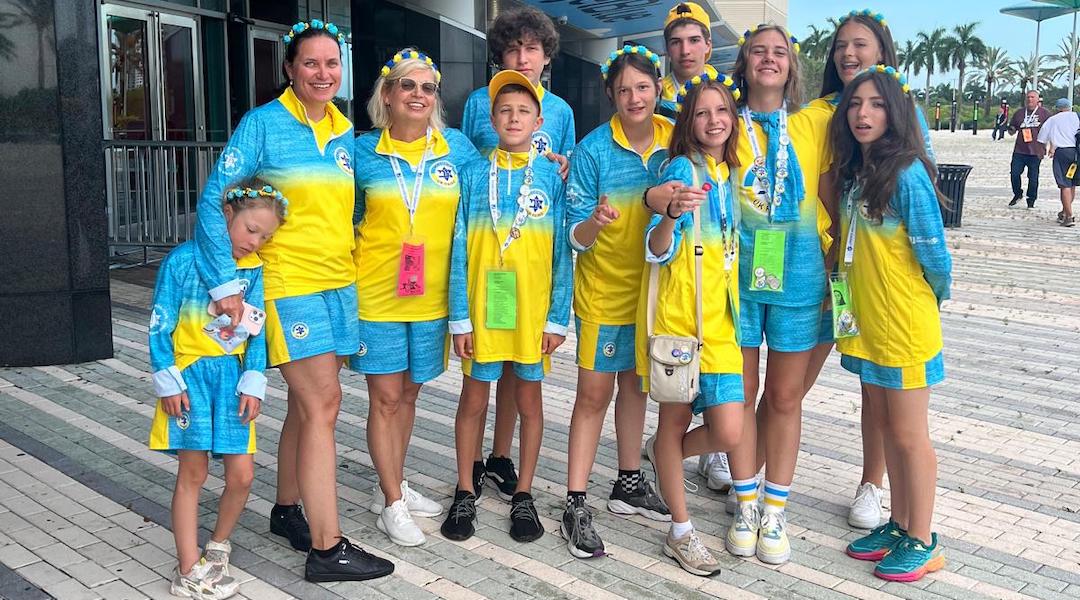 Ukraine delegation at JCC Maccabi Games