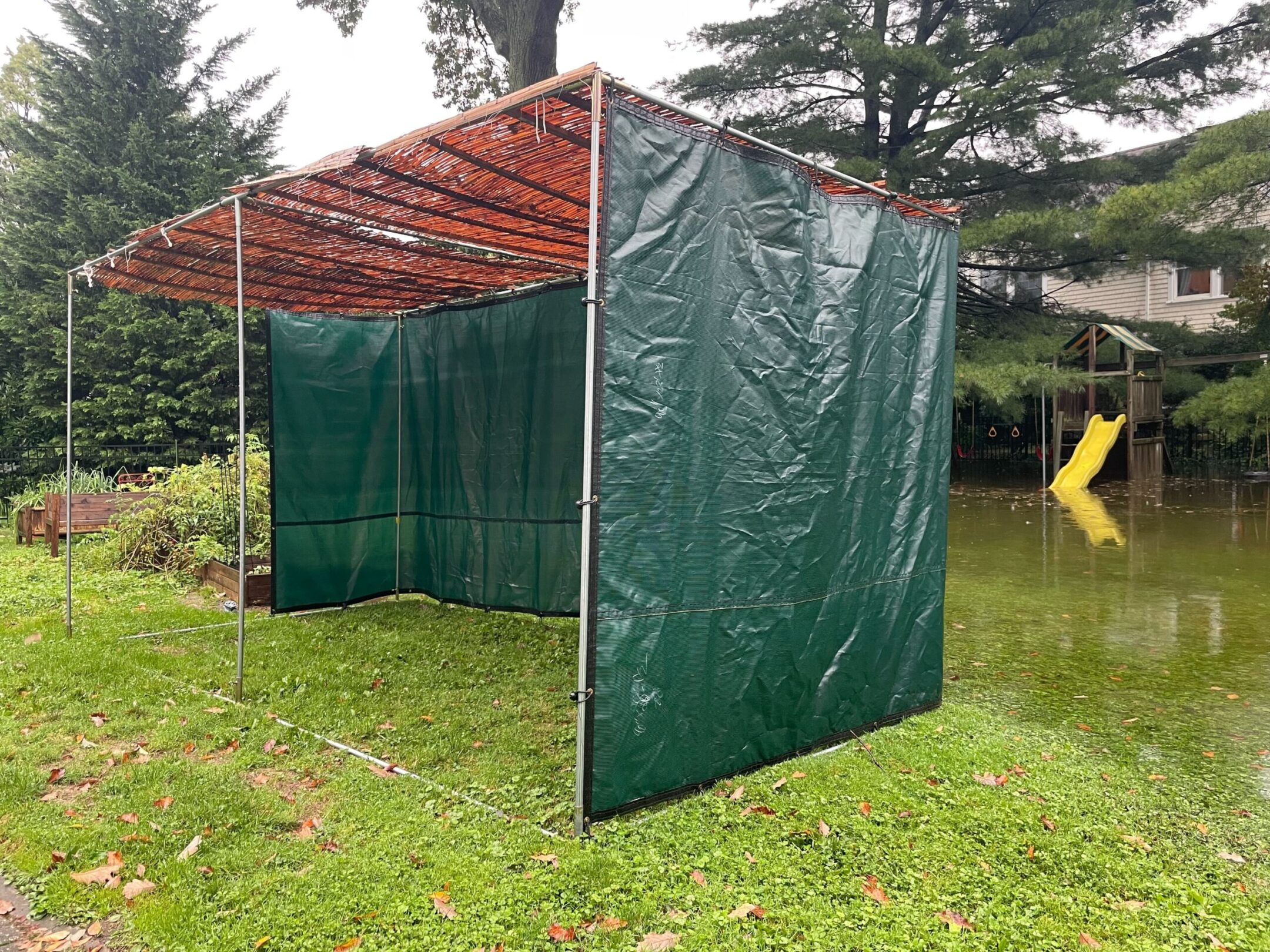 Flash floods put a dangerous damper on the first night of Sukkot in NYC