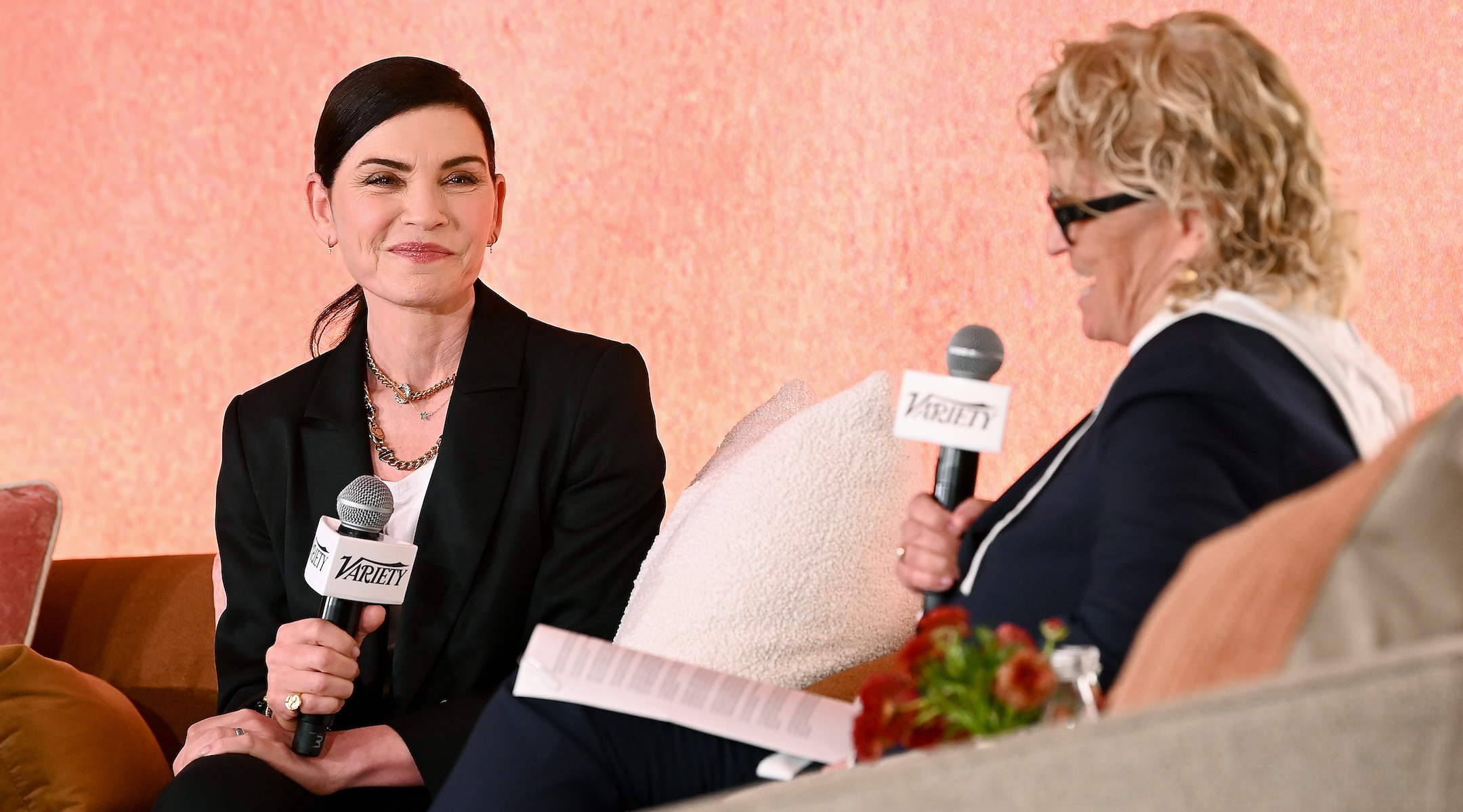 Julianna Margulies and Claudia Eller