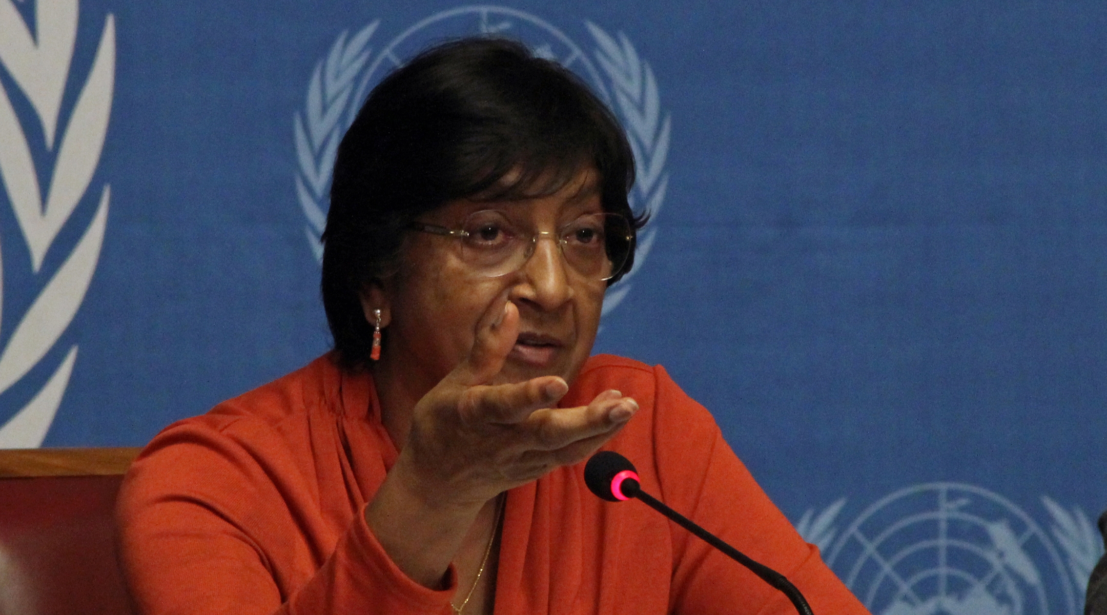 Navi Pillay, pictured in July 2014. (Fatih Erel/Anadolu Agency/Getty Images)