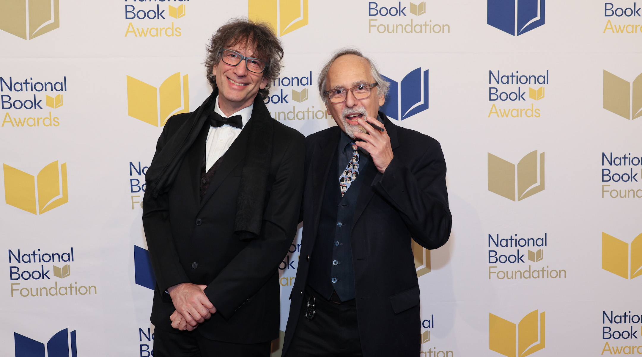 Authors at a red carpet event