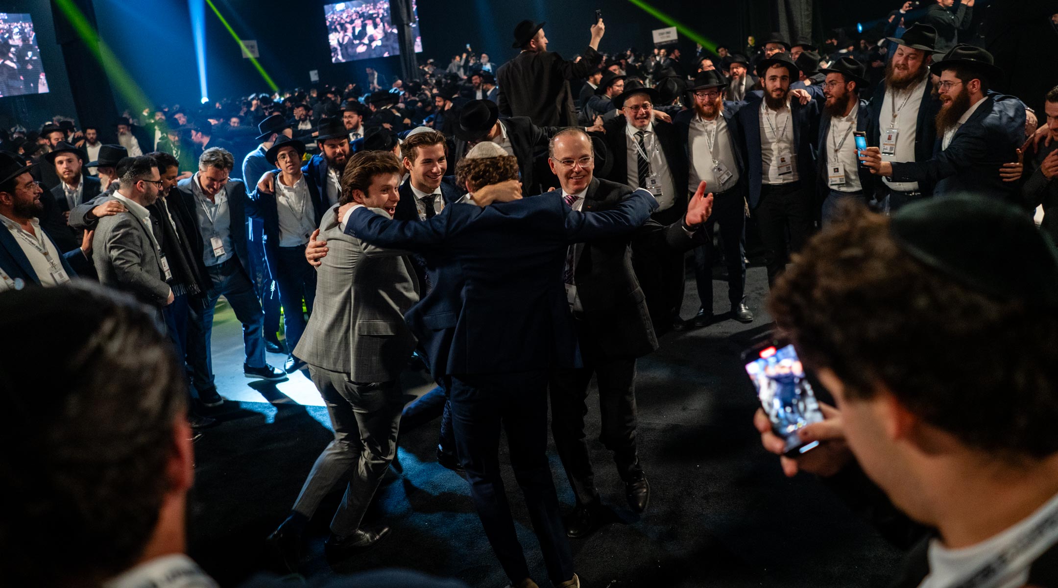 The Chabad conference annual gala, in Edison, New Jersey, November 12, 2023. (Luke Tress)