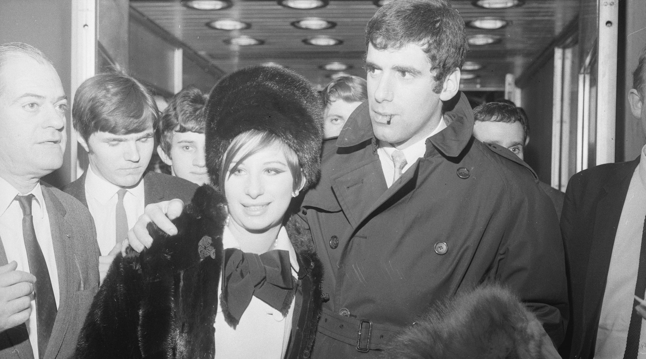 Barbra Streisand and Elliott Gould