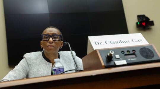 Claudine Gay, president of Harvard University, testifies before the House Education and Workforce Committee on December 5, 2023 in Washington, DC. (Kevin Dietsch/Getty Images)