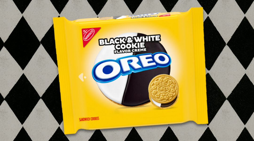 oreo black and white