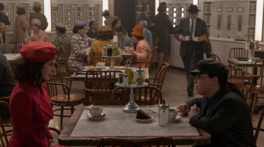 Characters from "The Marvelous Mrs. Maisel" eat at the Automat.