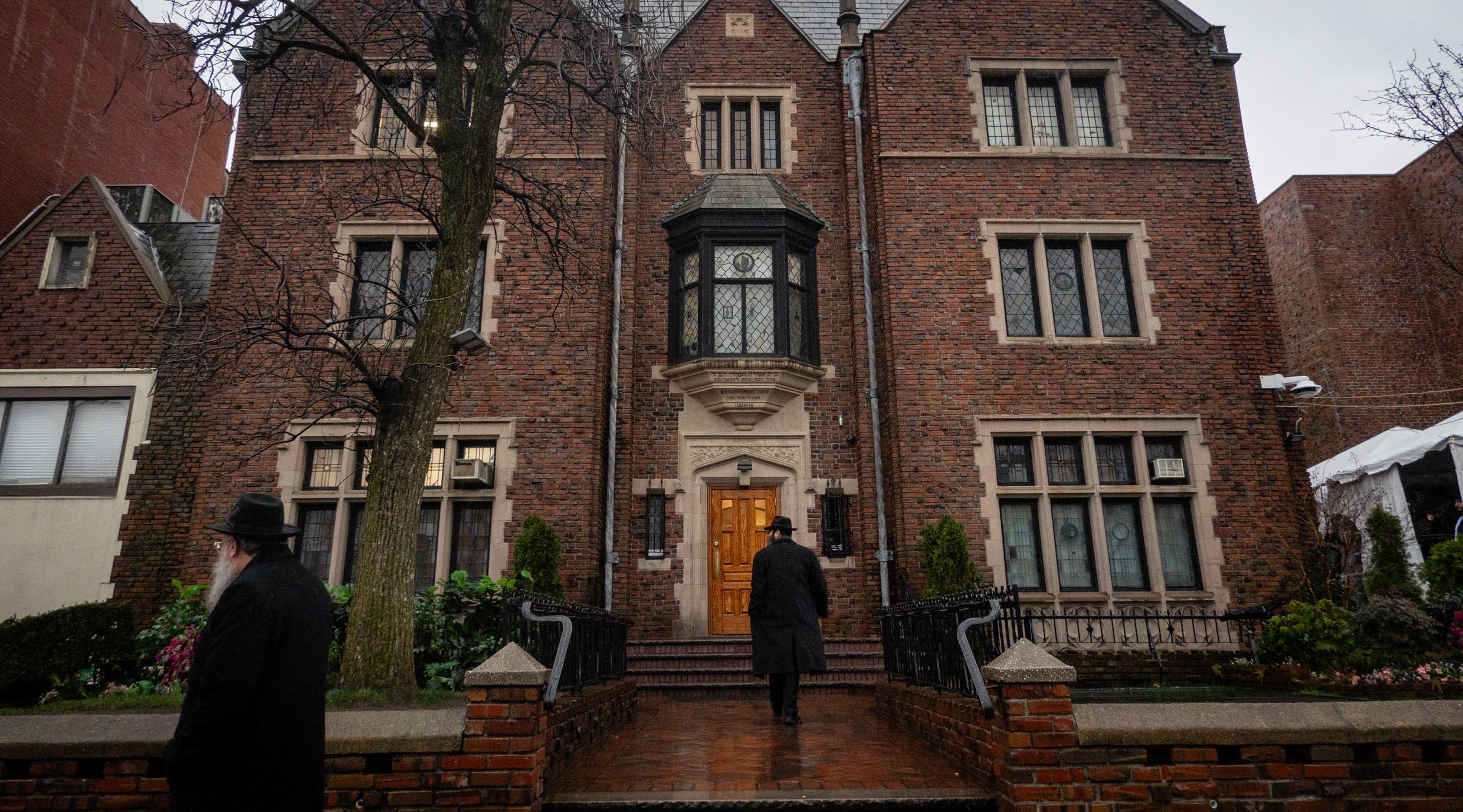 Chabad Headquarters at 770 Eastern Parkway in Crown Heights, Brooklyn, Jan. 9, 2024. (Luke Tress)