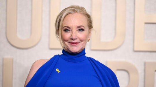 Actress J. Smith-Cameron on the Golden Globes red carpet