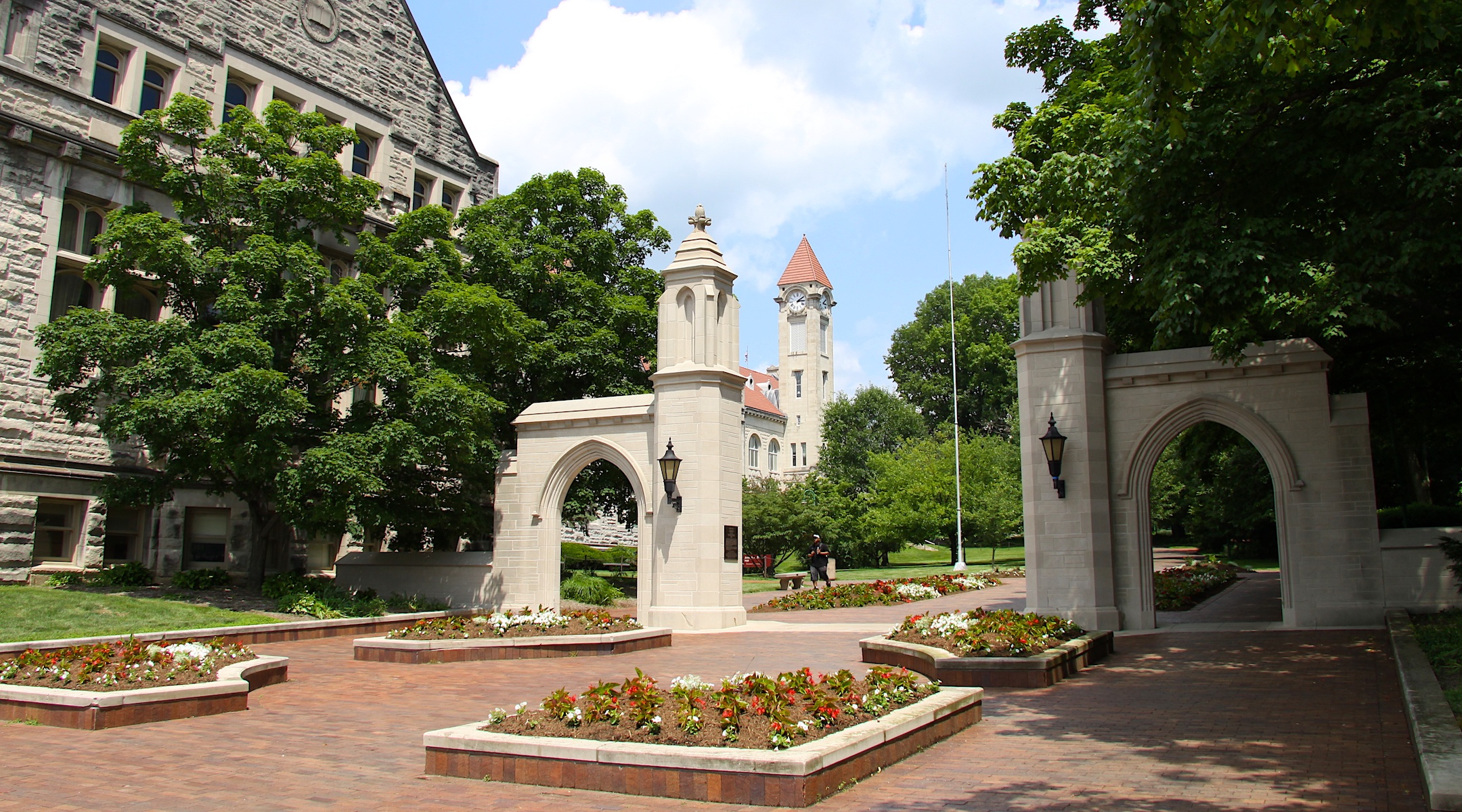 The outside of Indiana University Bloomington's campus