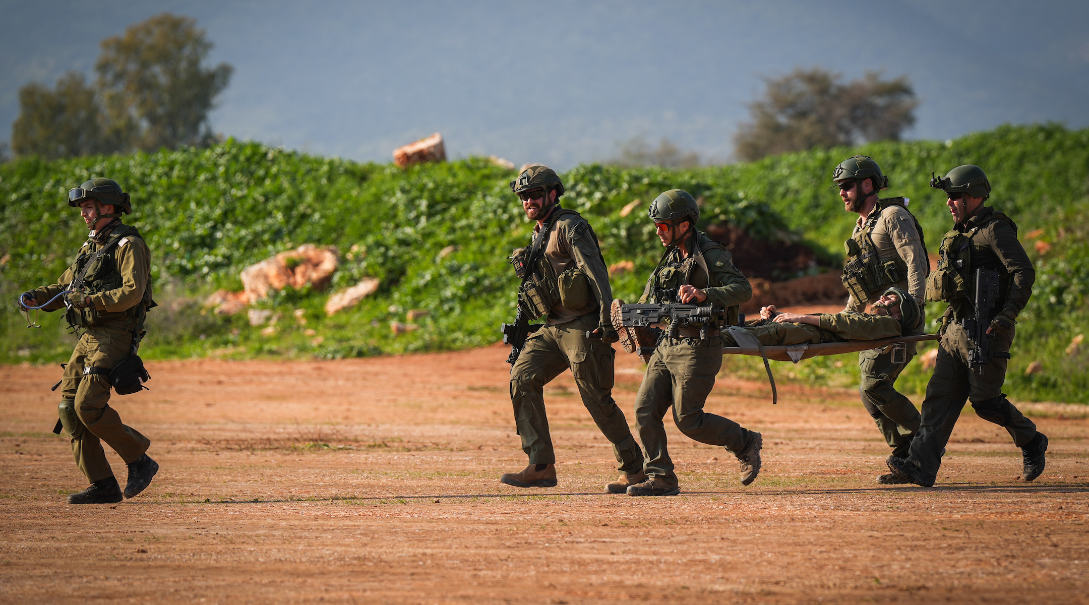 wounded Israeli soldiers